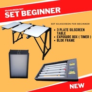 🔥SILKSCREEN TABLE🔥, set beginner expose box table silkscreen, meja silkscreen