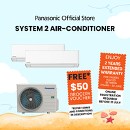 Panasonic X-Premium R32 System 2 Aircon with nanoe™X (5 Ticks)