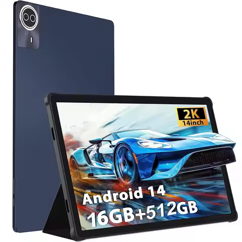 2025 Original New 14.1 Inch Big Screen 1920x1200 16GB +512GB ROM Tablets Android 14 Octa Core 4G LTE