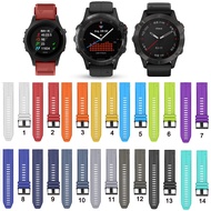 22mm 26mm Silicone Strap for Garmin Fenix 7,Fenix 6,Fenix 5 plus,instinct 2,Forerunner 745 935 945 955 Fenix 3 hr,Fenix 5X,Fenix 7X,Fenix 6X Quick Fit Replacement Wrist watch Band