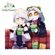 EARLFAMILY 13cm x 12.5cm Lucy Cyberpunk Edgerunners Anime Car Sticker Vinyl Personalized Racing Drif