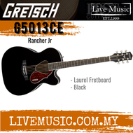 Gretsch G5013CE Rancher Jr Acoustic Guitar, Black