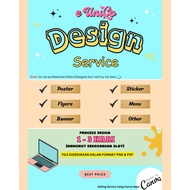 MURAH Simple Editing Design service Photo/Logo/Sticker/Poster/Flyers/Menu/Banner ETC