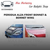 PERODUA ALZA 2009-2014 FRONT BONNET BONNET WING FIBER GT MODEL