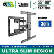 KALOC UT90 55"-90" Full Motion Ultra Slim Thinnest TV Bracket LED LCD  Adjustable Wall Mount Bracket