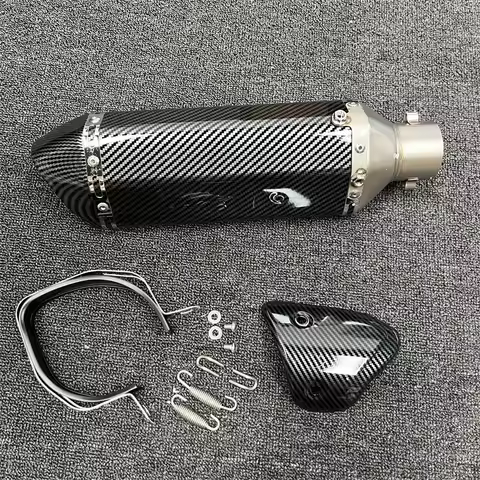 51mm Universal Motorcycle Exhaust Escape Motocross Exhaust Muffler For nmax trk 502 gsr 600 CB400 GY