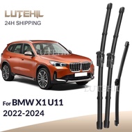 LUTEHIL For BMW X1 U11 2022-2024 2023 Wiper Front & Rear Wiper Blades Windshield Windscreen Window B
