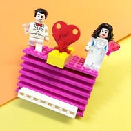 甜蜜時光 幸福積木手機架 相容樂高LEGO積木 可愛禮物