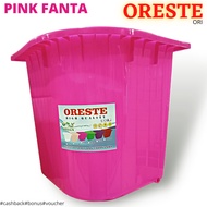 Bak Mandi / Bak Air Sudut Bahan PVC ORESTE - Ori Pink