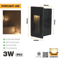 LOCAL789 EILON 3W Step Lamp Warm Light Model Tl-705/BK Black Shop In