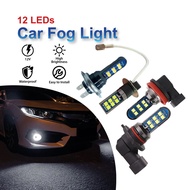 1PC 12LED Car Fog Light/Lamp Constant+Flash H3 H7 H8 H11 9005 9006 3000K 6000K Super Bright Strobe