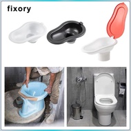 fixory Portable Construction Site Toilet Temporary Travel Toilet 15.7x9.4x6.3inch Simple Installatio