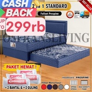 Guhdo Spring Bed 2 in 1 Standard - FULLSET ATLANTIC / PROSPINE SET - KASUR ATAS KASUR SORONG BAWAH S