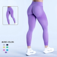 Hip-lifting Cross-border Sports Leggings Three-section Hot-selling Women's Yoga Peach DFYNE Knitted 