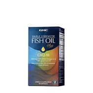 GNC Triple Strength Fish Oil Plus CoQ-10 | 60 Softgels