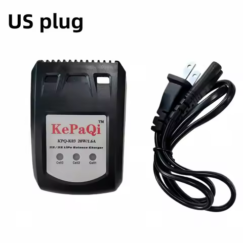 Chargers for Model Aircraft Vehicles and BoatsK03-20W Lithium Battery Charger 2-3S Simple Balanced C