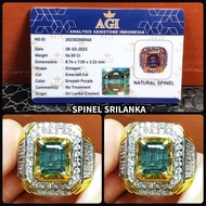 Sri Lanka ceylon spinel gemnatural + lab memo