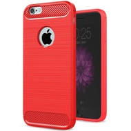 IPhone 6 Case iPhone 6 S Case ซิลิโคนป้องกันการดูดซับแรงกระแทกและคาร์บอนไฟเบอร์เคสใส่โทรศัพท์