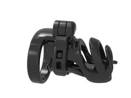 〖MVKXLAKJWOD〗Black Resin  3D  Cage PA Lock With 4 Size  Ring  Device    3 Color A357