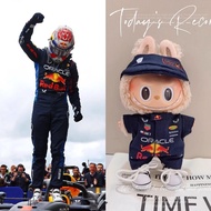 17cm labubu Clothes Hamilton F1 Red Bull Racing Suit labubu Baby Clothes Hat Mercedes-Benz Wholesale