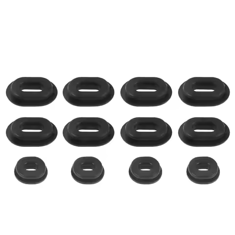 12Pcs Rubber Seal Ring Motorcycle Body Side Cover Grommets Fairing Washer Bolts for Honda CB 125 200