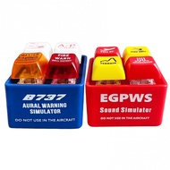 EGPWS Airbus Warning Simulator Keychain Boeing 737 Alarm Sound Simulator Pendant Press Alarm Sound C