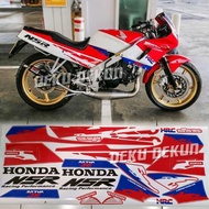 MERAH PUTIH Striping nsr 150r/striping honda nsr 150r/striping honda nsr hrc 150r Red White thailand