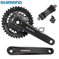 Shimano FC-MT101 2×9 Speed MTB Bike Bicycle Crankset Square Taper 36-22T 175mm UN100 Bottom Bracket