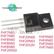 5PCS FHF20N60 FHF20N65 FHF20N50/30100/4N60/4N65/5N60/7N60/7N65/7N80/8N60/8N65/8N TO-220F Field Effec