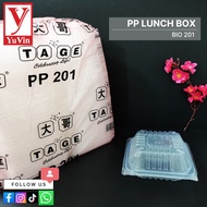 Disposable Lunch Box / PP-201 Burger Box / Bekas Bungkus Makanan TAGE