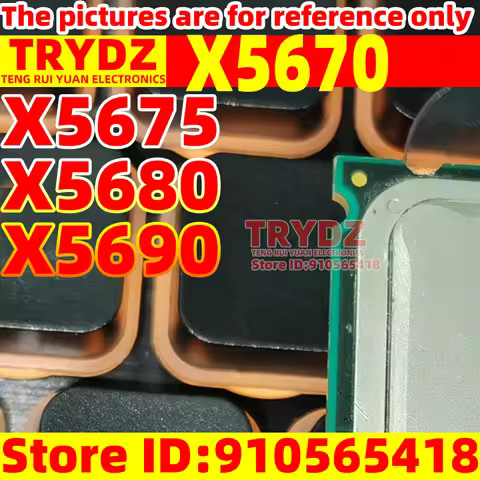 1pcs X5670 2.93G / X5675 3.06G / X5680 3.33G / X5690 3.46G LGA1366 CPU 6Nuclear