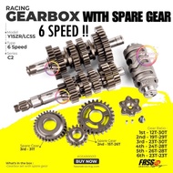 YAMAHA Y15ZR FZ150 LC135-5S FASSTEK 6 SPEED RACING GEAR BOX SET FZ Y15 LC ENGINE ENJIN GEARBOX IKK C