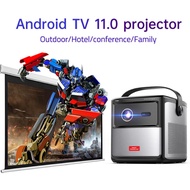 TOUMEI Projector DLP Android 11.OS Wifi 3D Projector4K Mini