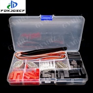 25 Sets Servo Connector Kits Servo Plug Male Female Connector Crimp Pin Cable Kit Compatible JST SYP