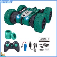 deveodo Remote Control Car Tires Changes Strong Motor Long Endurance Electric Race Stunt Car Birthda