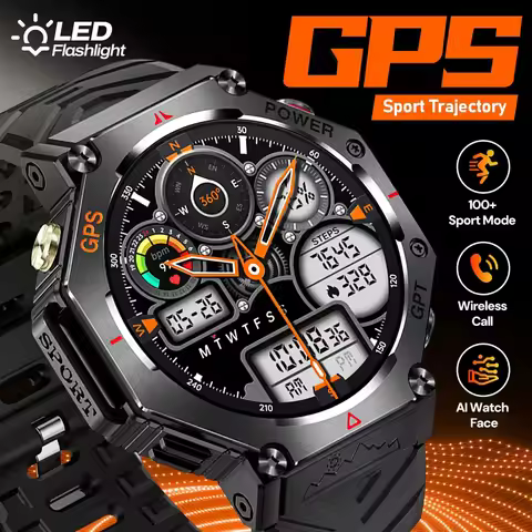 2026 New T-Rex 3 Ultra GPS Smartwatch Men's IPX8 Waterproof Support Heart Rate and Sleep Monitoring 