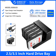 ORICO Hard Drive Docking Station 5 2bay SATA to USB 3.0 HDD Docking Station with Offline Clone Ftion for 2.5/3.5 inch HDD/SSD zlsfgh