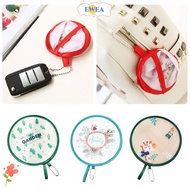EWEA Pocket Fan, Gift Mini Cartoon Small Fan, PET Foldable Pocket Cloth Fan