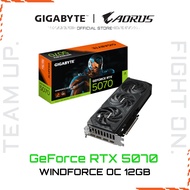 GIGABYTE GeForce RTX­­™ 5070 WINDFORCE OC  - 12G NVIDIA GAMING GRAPHICS CARD