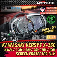 Kawasaki (2017+) Versys X 250 / Ninja Z 250 300 400 650 1000SX Meter Screen Protector TPU Film Motor
