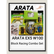 ARATA EX5 DREAM W100 RACING 53mm 56mm combo set