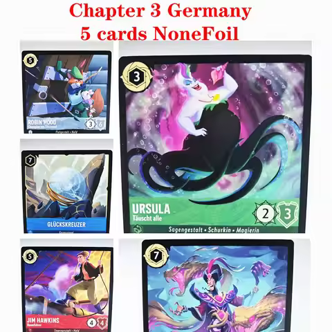 Lorcana Proxy Chapter 3 Into the Inklands NoneFoil German–ursula jafar robin des bois sou fetiche ji