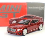 MINI GT 1/64 #420 BENTLEY CONTINENTAL GT SPEED 2022 CANDY RED