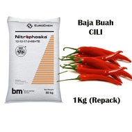 Baja Cili 1Kg - NITROPHOSKA BLUE TE 12-12-17-2+8S+Te