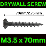 100PCS|500PCS|1000PCS BLACK SCREW for wood and metal 1 inch to 3 inches Self tapping screw gypsum sc