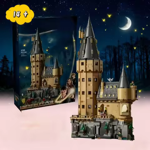 HOT IN FIT 76454 The Main Tower Castle Brick Model Building Blocks Creative Expert Home Decor Toys C