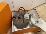 Hermès Picotin 22 tote bag  Etuope 大象灰 