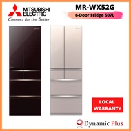 Mitsubishi MR-WX52G Folio Series 6-Door Fridge 507L