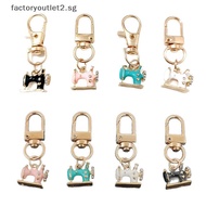 Fcsg 4pcs Mini Sewing Machine Keychains – A Stitch Of Memory & Meaning, Vintage Miniature Enamel Met