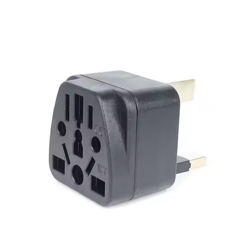 1pcs UK Plug Adapter 13A Universal Travel Socket EU To UK Converter Plug Adapter AC Outlet US AU To 